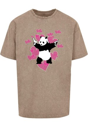 T-Shirt print - darkkhaki