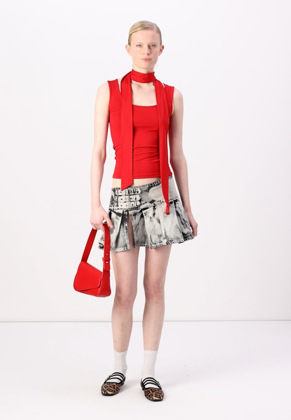 SOFT TOUCH SCARF TANK - Top3