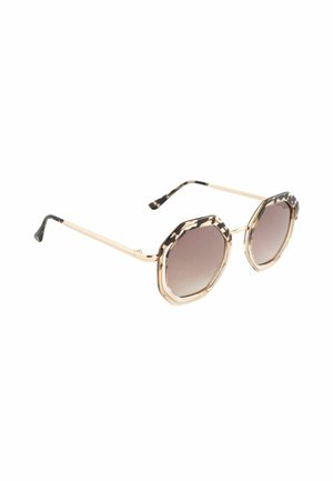 HEXAGON REGULAR FIT - Aurinkolasit - tortoiseshell brown