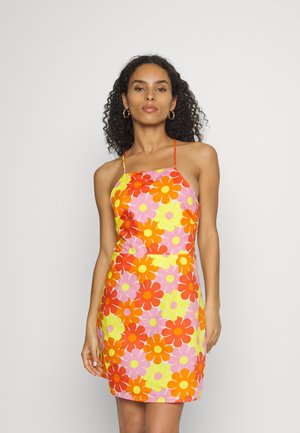 TIE BACK STRAPPY MINI DRESS - Vestido de dia - multi-coloured
