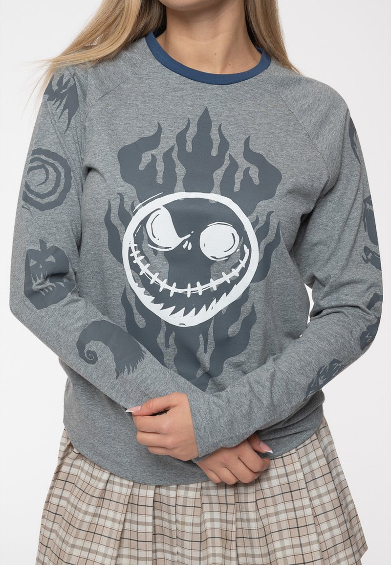 Paradiso Clothing THE NIGHTMARE BEFORE CHRISTMAS - Long sleeved top - grey