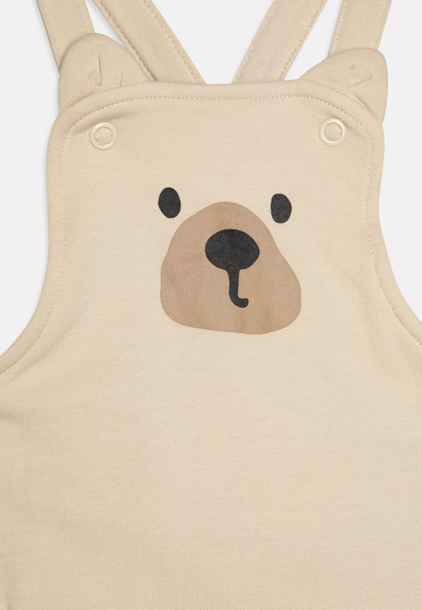 DUNGEREES PLACEMENT ANIMAL UNISEX - Dungarees - light beige2