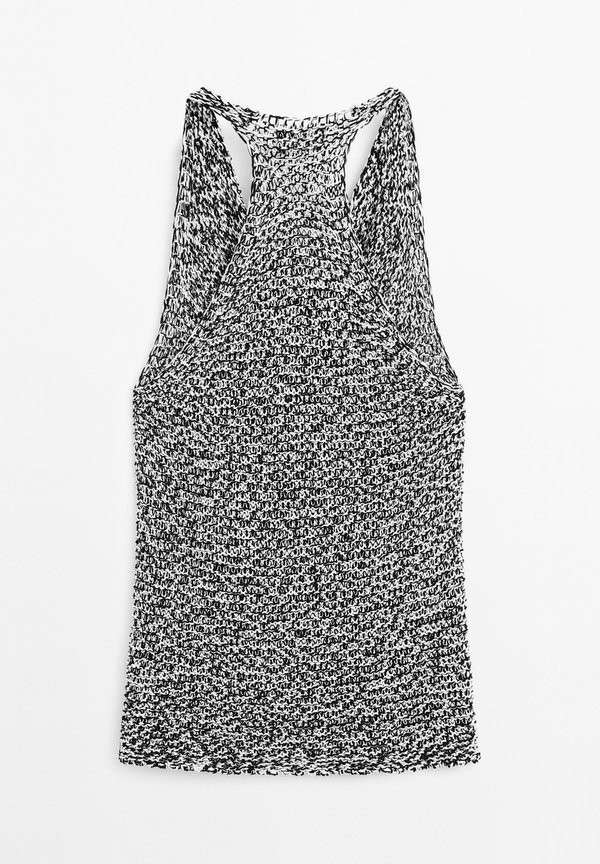 DRAPED WITH FLECKED DETAIL - Top2