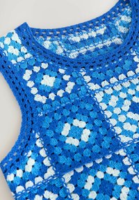 REGULAR FIT - SQUARE TANK  - Top - blue bright