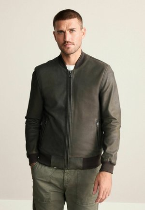 Bőrdzseki - brown nubuck