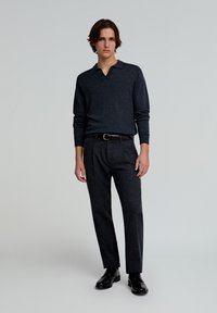 Scalpers CLASSIC MOLLER  - Top s dlouhým rukávem - dark grey