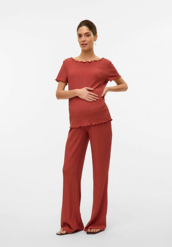 AUSGESTELLT  - Stoffhose - marsala