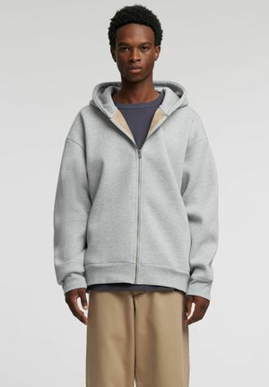 MIT KAPUZE - Sweatjakke - grey melange