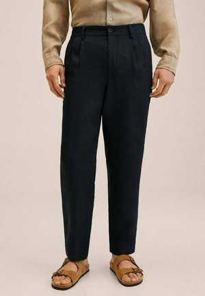 MELVA - Trousers - bleu marine foncé