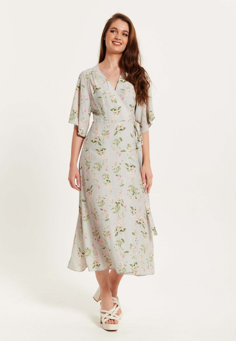 Liquorish WITH KIMONO SLEEVES - Day dress - multi coloured