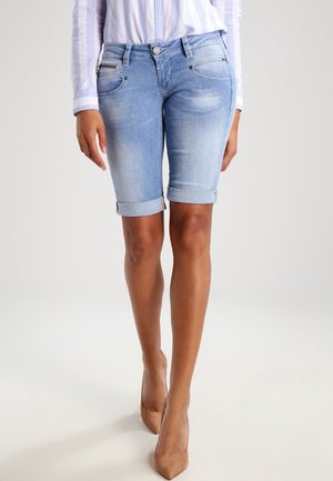 Jeansshort - light-blue denim