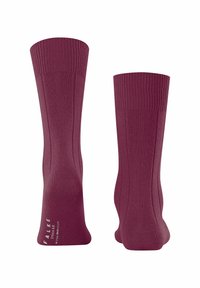 FALKE Lhasa Rib - Sokken - red plum
