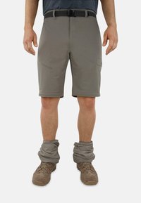 normani Outdoor Sports 2 IN 1 ZIP OFF OUTDOORHOSE WANDERHOSE SOMMERHOSE - Stoffhose - stone