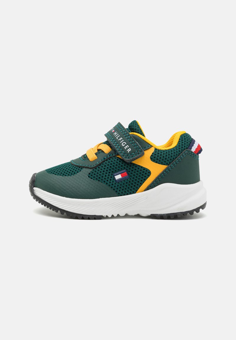 Tommy Hilfiger CONNOR UNISEX - Sneaker low - green/ochra