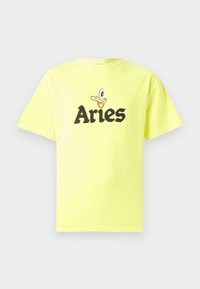 AGED DUCK TEE UNISEX - T-shirt imprimé - safety yellow