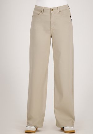 STRAIGHT FIT - Broek - beige