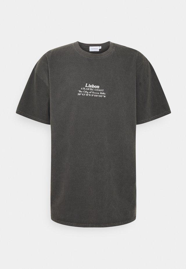 LISBON HERTIAGE PRINT TEE - T-Shirt print - black