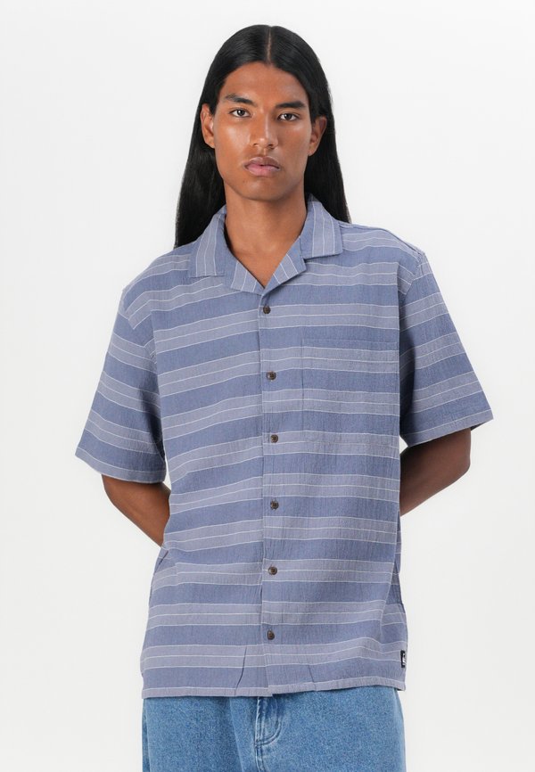 ROOM ROCK UNISEX - Button-down blouse - vintage indigo room rock2