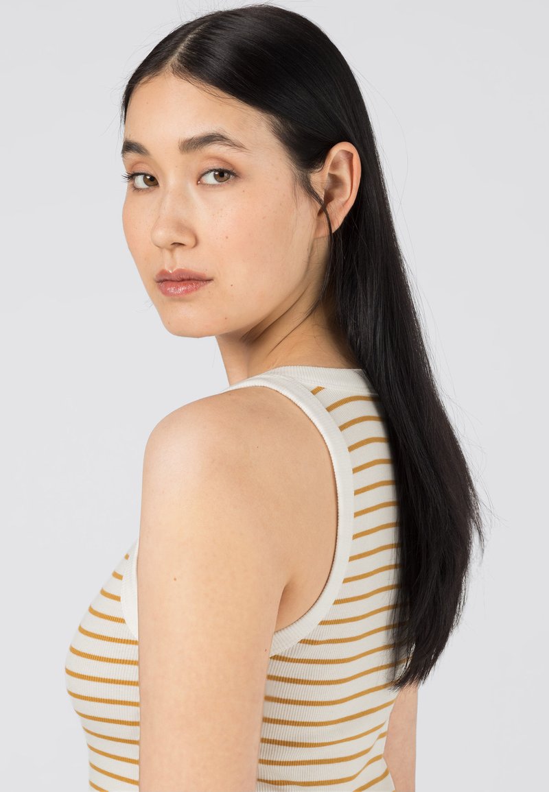 Damen T-Shirts | HALLHUBER Top mango/gelb - YU57885 Damen T-Shirts | HALLHUBER Top mango/gelb - YU57885