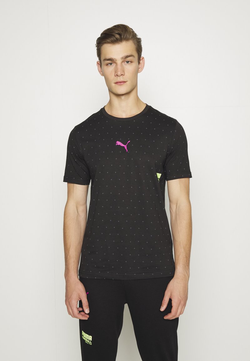 Puma HANDBALL TEE TShirt print black/schwarz Zalando.at