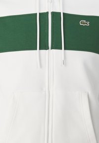 Lacoste Sweat zippé - flour/green