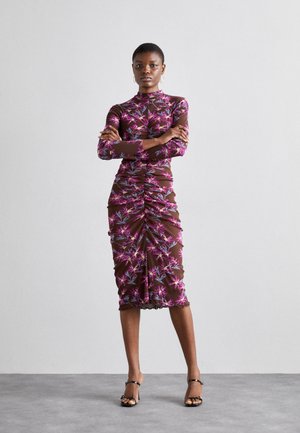 VERINA REVERSIBLE DRESS - Robe fourreau - berry