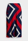 SHARAE - A-line skirt - blue/multi-colored