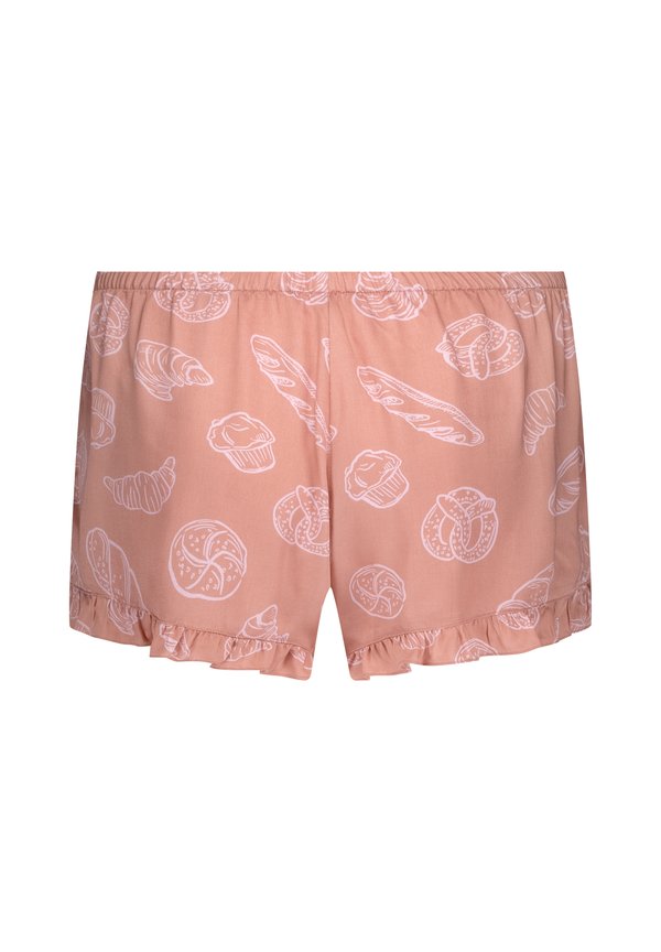 RUFFLE - Pyjama bottoms - tan2