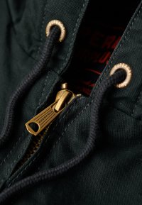 Superdry & Co PLUS HOODED - Jas - jet set green