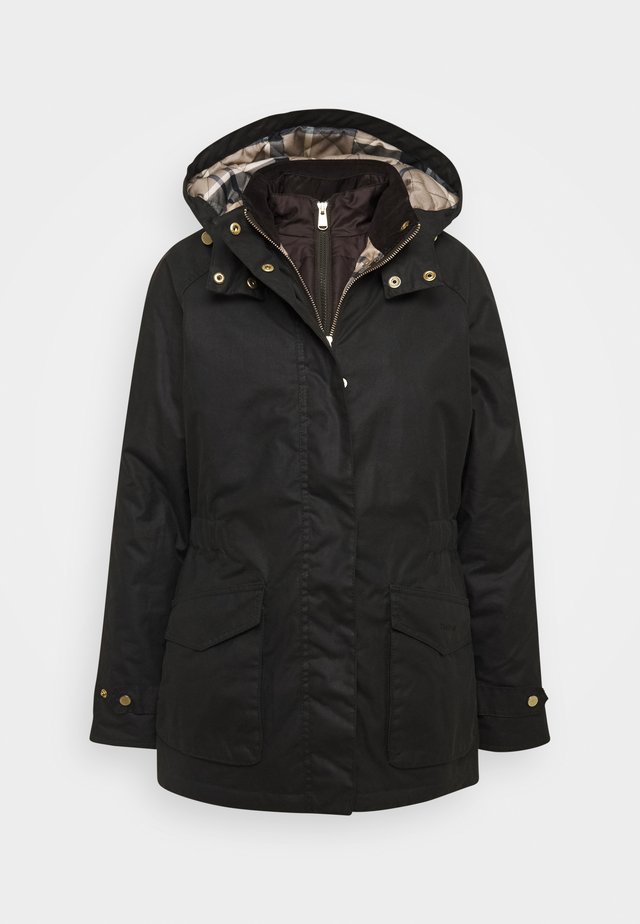 ABERDEEN - Parka - sage/oatmeal tartan