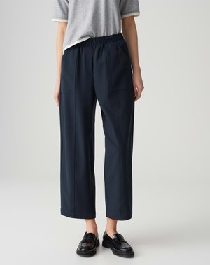 MID RISE RELAXED FIT - Trousers - coal blue