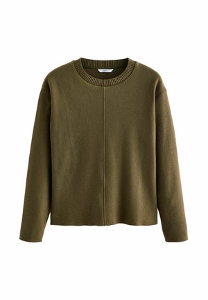 Next COSY SOFT TOUCH CREW NECK REGULAR FIT - Pulover - olive khaki green