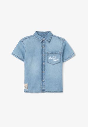OVS, SHORT SLEEVE - Camisa - light blue