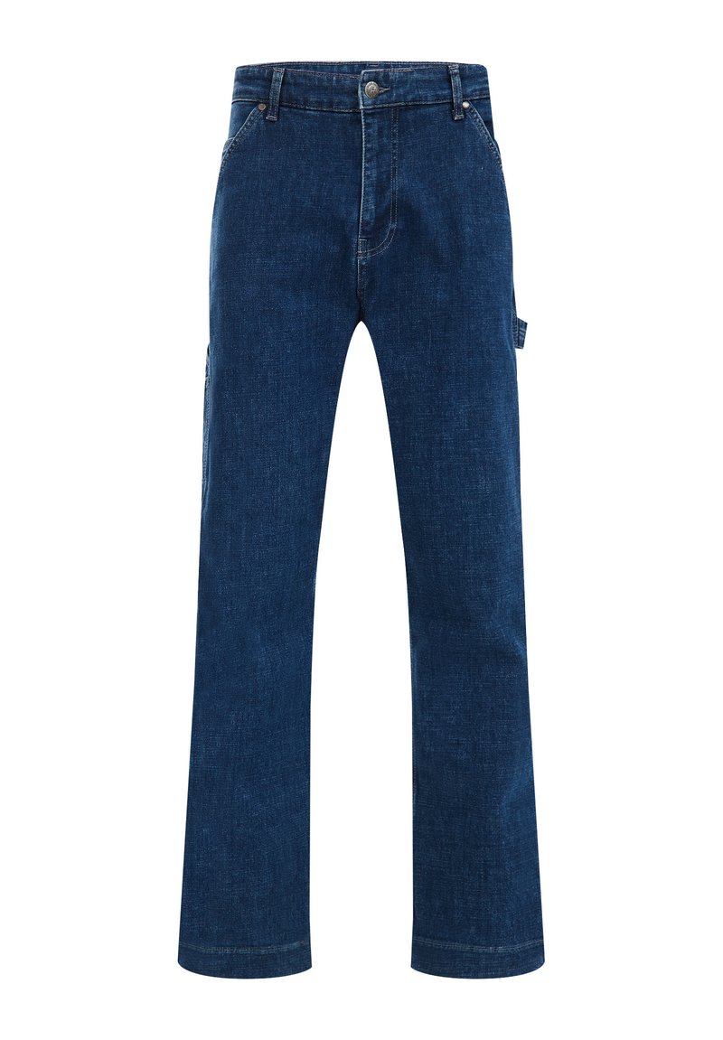 WE Fashion Straight leg jeans donkerblauw