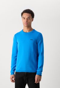 BOSS EVER - Pulover - open blue