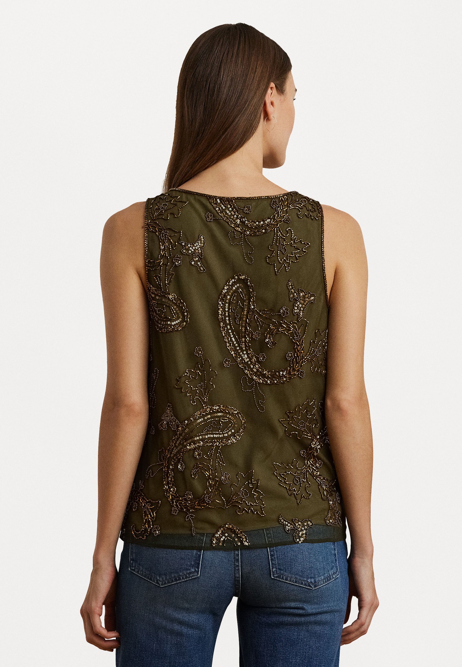 ralph lauren sequin top