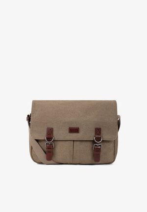 Fagola, SAC REPORTER A4 LÉO HOMME - Sac bandoulière - caillou