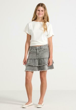 Lindex, LINDEX DENIM SKIRT LINDEX - Gonna di jeans - grey