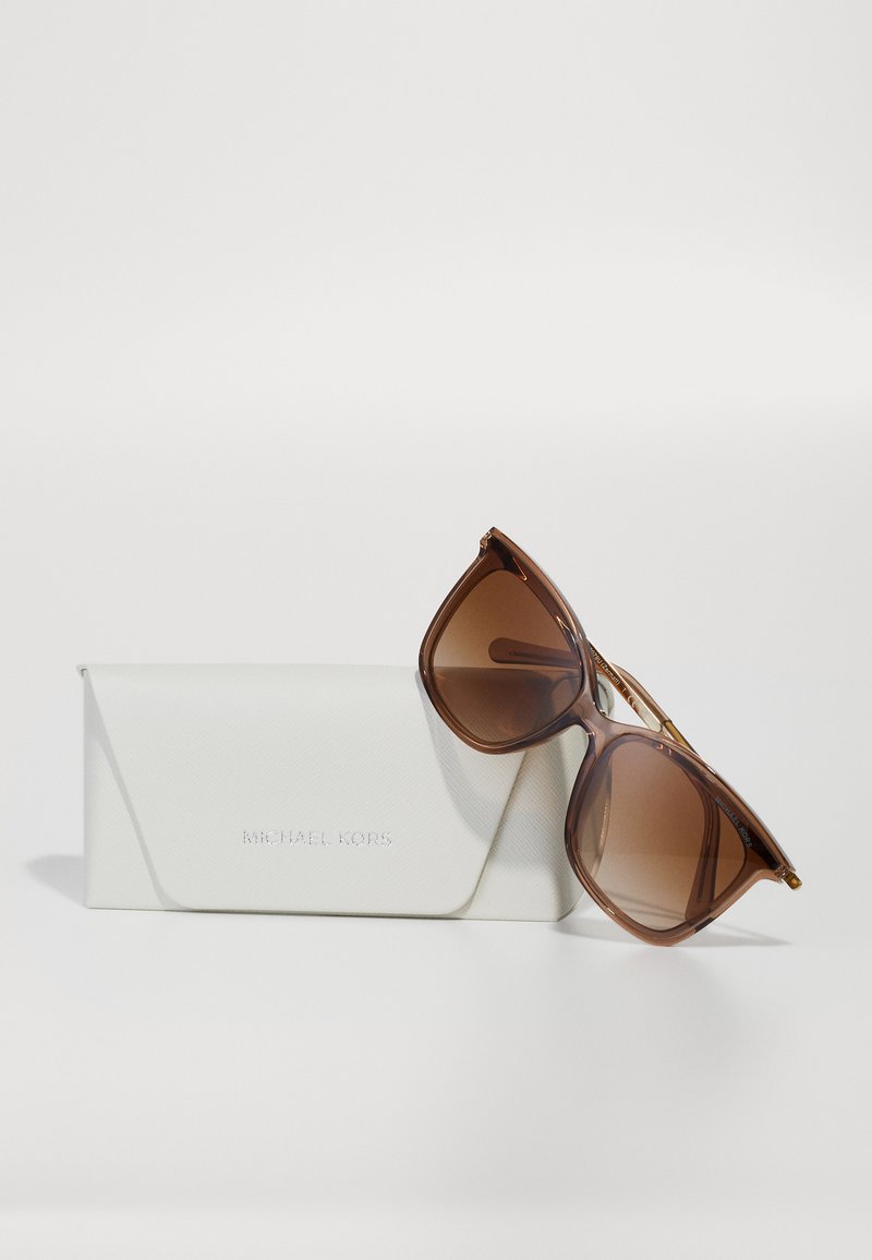 Michael Kors ZERMATT - Sunglasses - brown transparent/brown  display picture 2