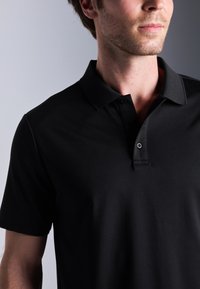 Pier One Sport SHORT SLEEVE SPORTS POLO TOP - Polo - black