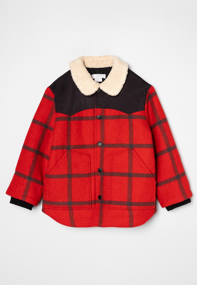Stella McCartney Kids Winterjas rood Stella McCartney Kids Winterjas rood