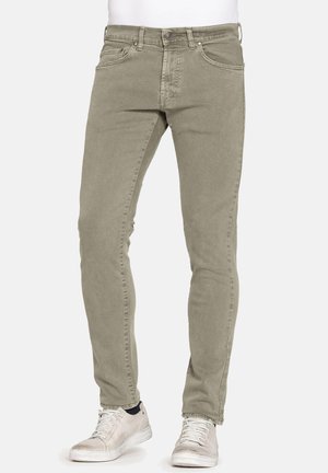 PER ELASTICIZZATO - Jeans slim fit - verde militare