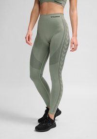 Hummel SHAPING SEAMLESS - Tights - seagrass