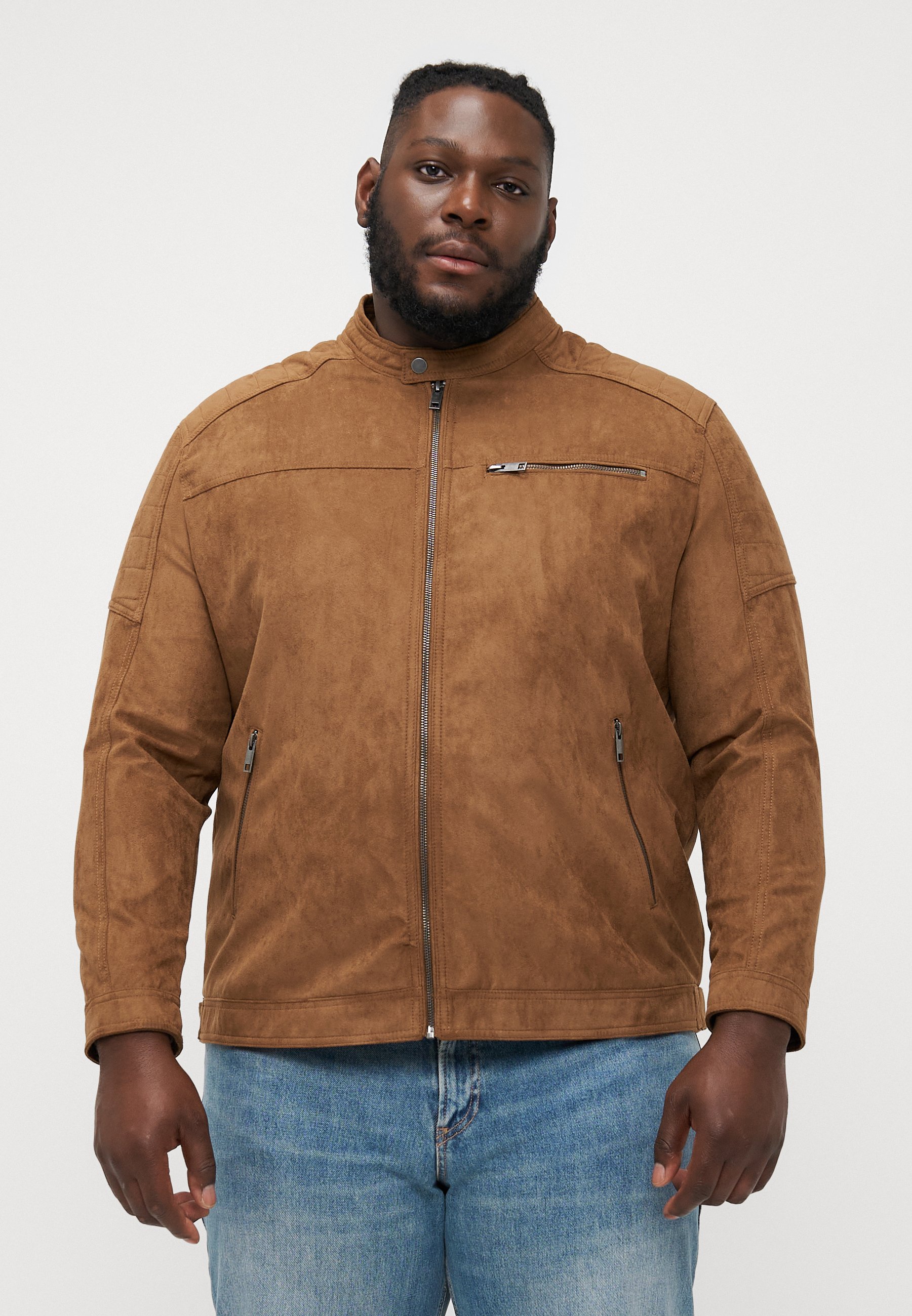 Jack & Jones JJECASABLANCA JACKET - Bunda z umělé kůže - chocolate