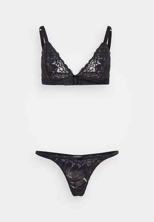 TRIANGLE THONG - Stringid - black