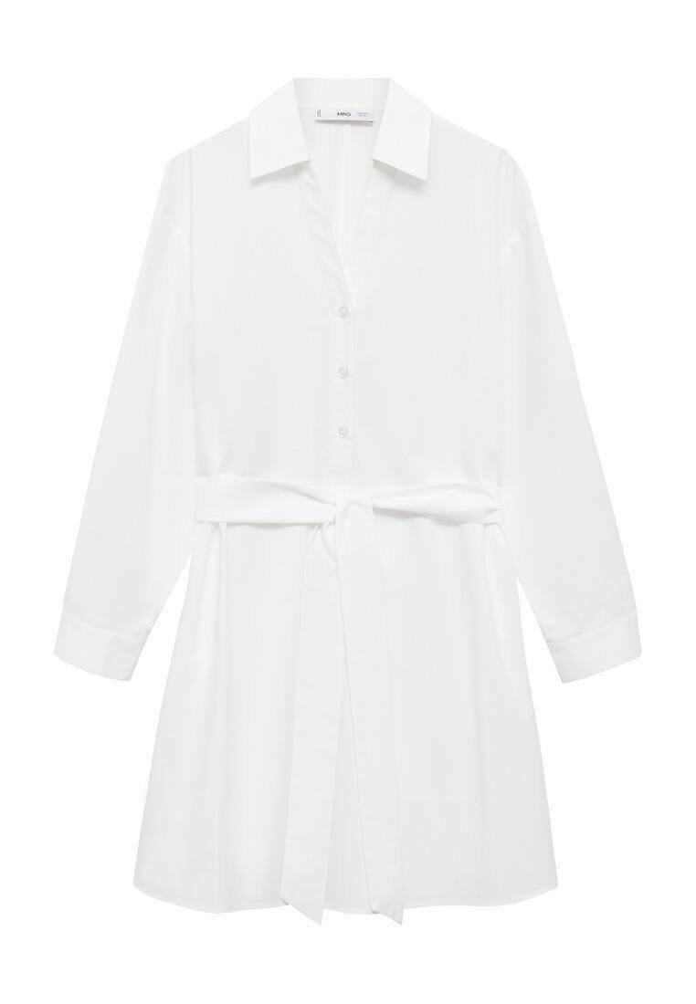 Mango Blousejurk wit Mango Blousejurk wit