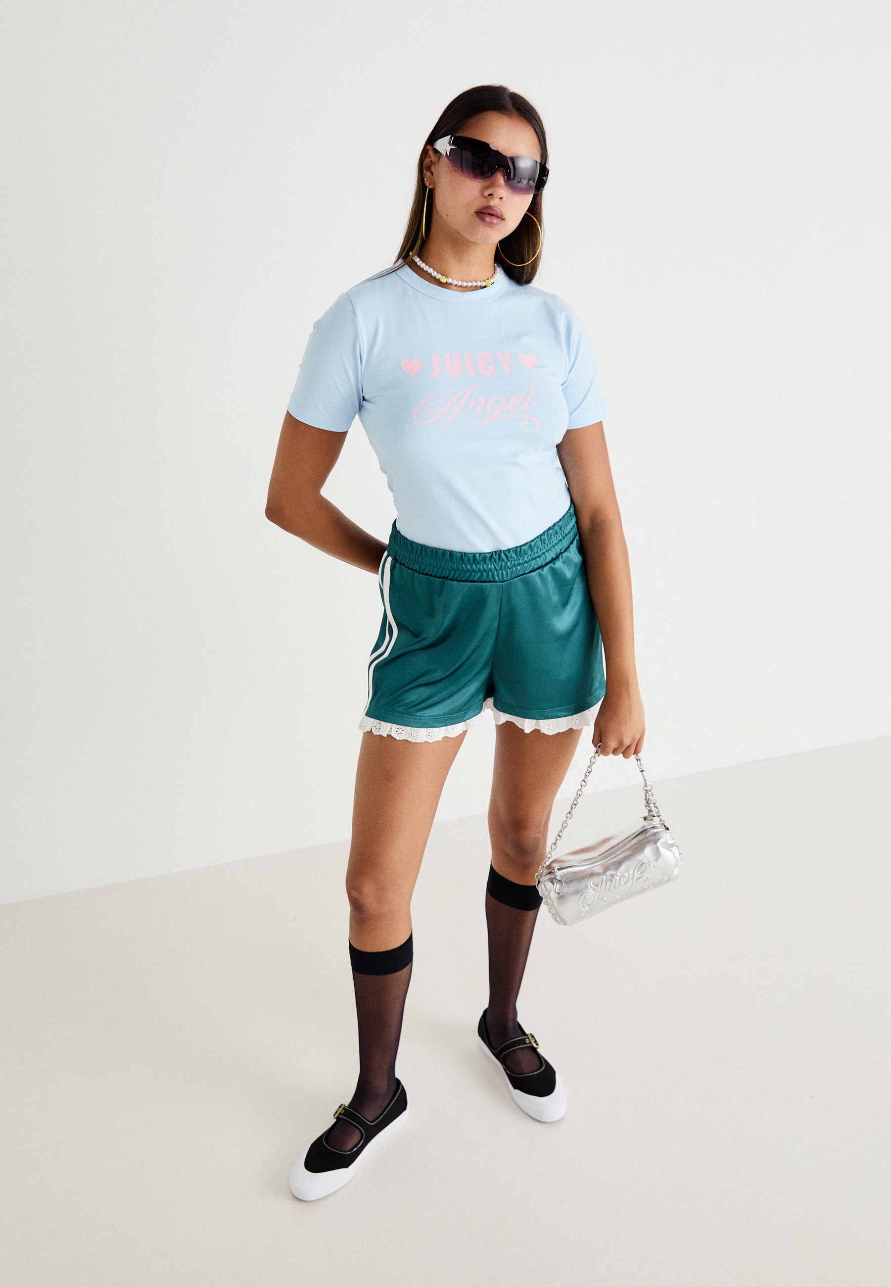 ★JADED LONDON UK★ Eyelet Board Shorts Eyelet Board Shorts | Jaded London | Clothing