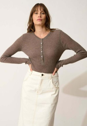 Pullover - heather taupe