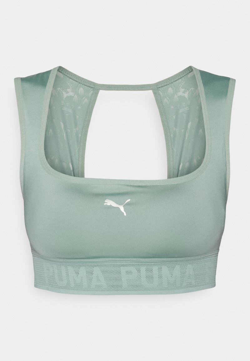 Puma Sport-bh met medium support groen Puma Sport-bh met medium support groen