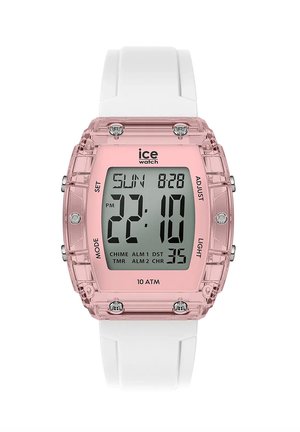 Digitaal horloge - white clear pink s